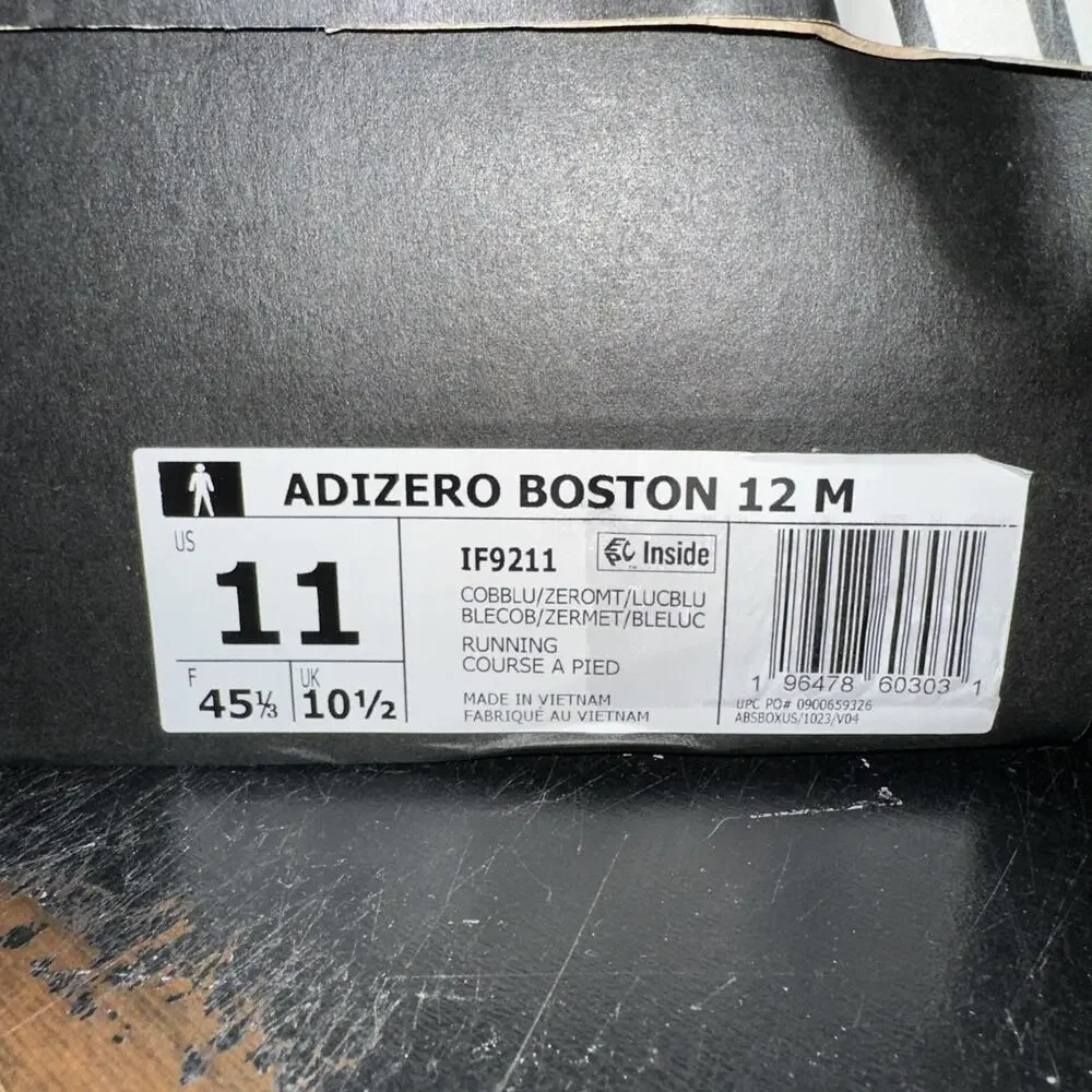 New Men's Size 11 Adidas AdiZero Boston 12 Premium Running Shoes IF9211